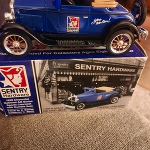 Sentry Hardware Blue Die-Cast Model Car